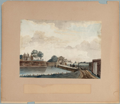 66a45 Noorderpoort en omgeving vanuit het noorden, 1823-1825?