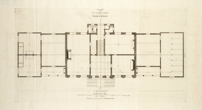 66a8(3) Grondt vande Voor naemste verdieping van Vreden-burgh = Plan du principal Etage de Vreden-burg, 1715