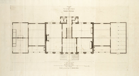 66a8(3) Grondt vande Voor naemste verdieping van Vreden-burgh = Plan du principal Etage de Vreden-burg, 1715