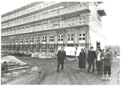foto-12211 Bouw Huis van Bewaring in Zwaag, 1989