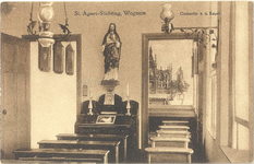 foto-16617 St. Agnes - Stichting, Wognum Gedeelte v.d. Kapel, ca. 1920