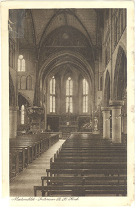 foto-16704 Medemblik - Intetieur R.K. Kerk, ca. 1930