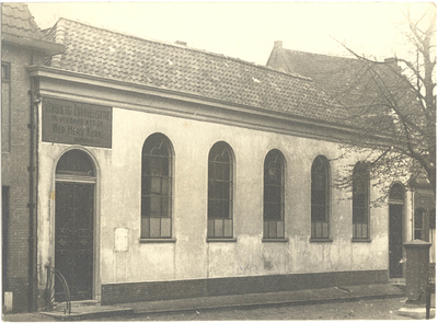 foto-17838 Gebouw van de Verenging tot Evangelisatie aan het Nieuwland te Hoorn, ca. 1920