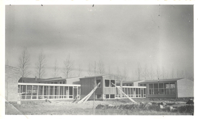 foto-18088 Bouw openbare basisschool Roelof van Wienesse, 1952