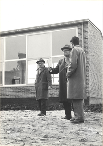 foto-18109 Bouw openbare basisschool Roelof van Wienesse, 1952