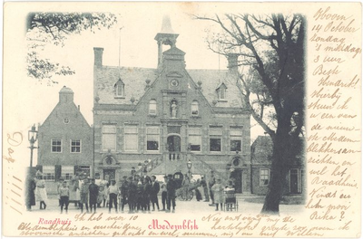 foto-20052 Raadhuis Medemblik, 1900