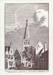 foto-26969 Weeshuis, Munt, Armen-huis en Westerkerk te Medenblik. 1726., 1726