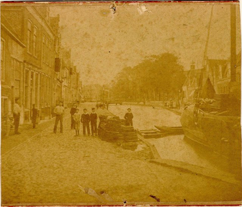 foto-302 (Gedempte) Turfhaven vanaf Gouw richting Dal, 1878