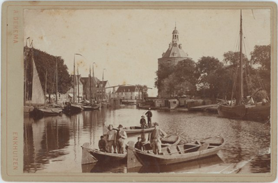 30204 Oude Haven Enkhuizen omstreeks 1900, 1900