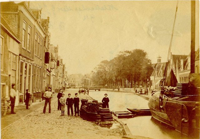 foto-306 Turfhaven naar het Dal ziende, 1878