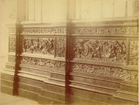 foto-3322 Enkhuizen : detail koorhek Westerkerk, 1889