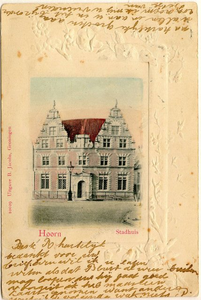 foto-5514 Hoorn : Stadhuis, ca. 1910