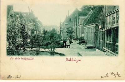 foto-5768 De drie bruggetjes Enkhuizen, 1900
