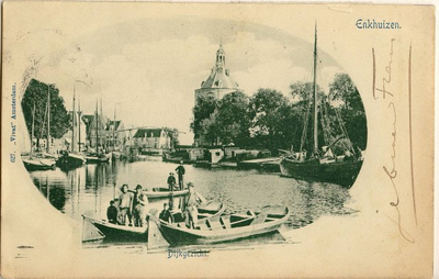 foto-5783 Enkhuizen : Dijkgezicht, ca. 1900