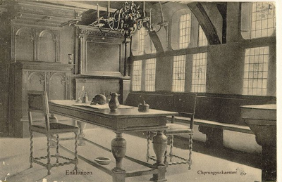 foto-5793 Enkhuizen : Chyrurgynskaemer, ca. 1900