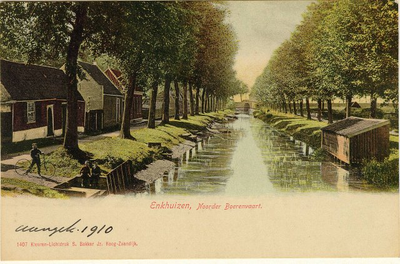foto-5799 Enkhuizen : Noorder Boerenvaart, ca. 1900