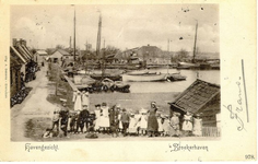 foto-5954 Havengezicht. Broekerhaven, ca. 1900