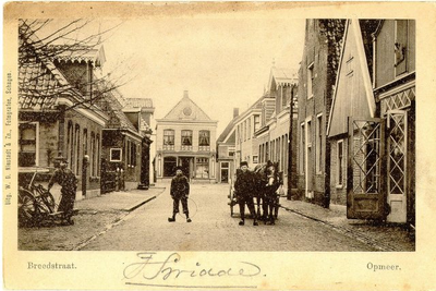 foto-5986 Breedstraat : Opmeer, ca. 1900