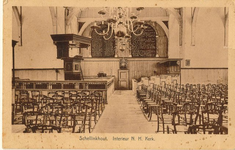 foto-5989 Schellinkhout. Interieur N.H. Kerk, ca. 1930