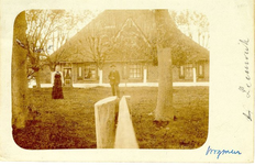 foto-6014 Obdam : boerderij in de Wogmeer, ca. 1900