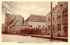 foto-6158 Enkhuizen. H.B. School. Nutsgebouw en W.F. Munt, 19-?