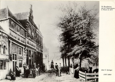 foto-6337 De Bossuhuizen aan de Slapershaven te Hoorn in 1875, 196-