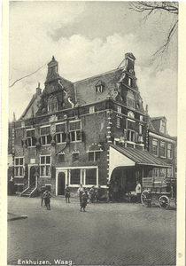 foto-8200 Enkhuizen. Waag, ca. 1900
