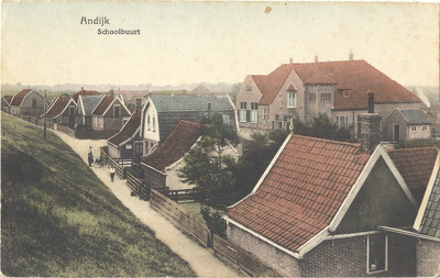 8982 Andijk. Schoolbuurt, ca. 1900