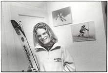 foto-15300 Esther Jonker nationaal kampioen op de kunstskibaan, 1997