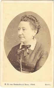 foto-16834 Portret van Maria Schouman omstreeks 1874, 187-?