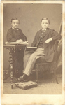foto-16839 Portret van Pieter Johannes en Johannes Martinus Messchaert omstreeks 1862, 186-?