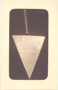 foto-22440 Troffel met ingegraveerde tekst, 1900