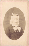 foto-25157 Portret van mevrouw P. Visser uit Hoogkarspel, 187-?