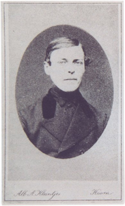 foto-25850 Portret van Jan Klaver omstreeks 1883, ca. 1883