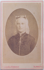 25933 Portret van Anthonia Zuurbier omstreeks 1887, ca. 1887