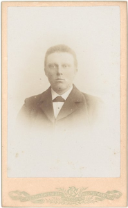 foto-26394 Portret van Willem Sevenhuizen, 189-?