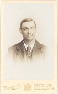 foto-26399 Portret van C. Vlam, 1900