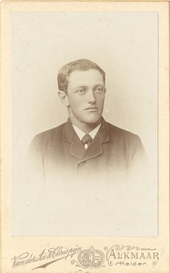 46019 Portret van een onbekende man, 189-?