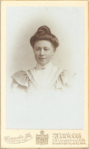46116 Portret van Anna Metselaar, ca. 1910