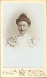 foto-10243 Portret van Anna Metselaar, ca. 1910