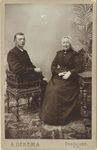 foto-10282 Portret van Cornelis Brander en Elisabeth Koeman, 190-?