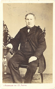 foto-10291 Portret van Johannes Hoefnagel, 187-?
