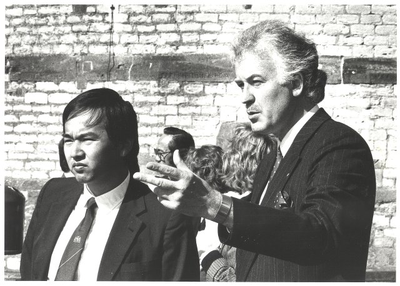 foto-12280 Japanse ambassadeur in Nederland, de heer Tadashi Otaka, in Hoorn, 1989, 29 maart