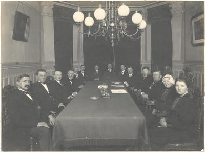 20813 Installatie burgemeester Pieter Schoutsen in Medemblik, 1920, 22 april