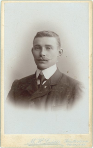 foto-32110 Portret van Johannes Adam Greuter omstreeks 1910, ca. 1910