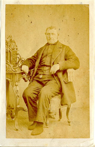 foto-6410 Portret van Dirk Appel omstreeks 1874, 187-?