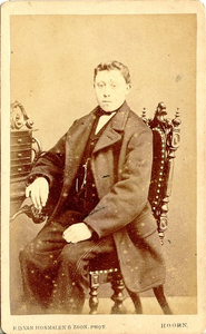 foto-6416 Portret van Simon Schermer, omstreeks 1874, 187-?