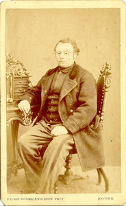 foto-6418 Portret van Jan Schermer, omstreeks 1874, 187-?