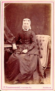foto-6423 Portret van Marijtje Appel, omstreeks 1870, 187-