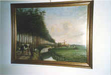 foto-7707 Tentoonstelling Ambachtelijk en Artistiek in het Westfries Museum : schilderij De stierenleider , 18-?